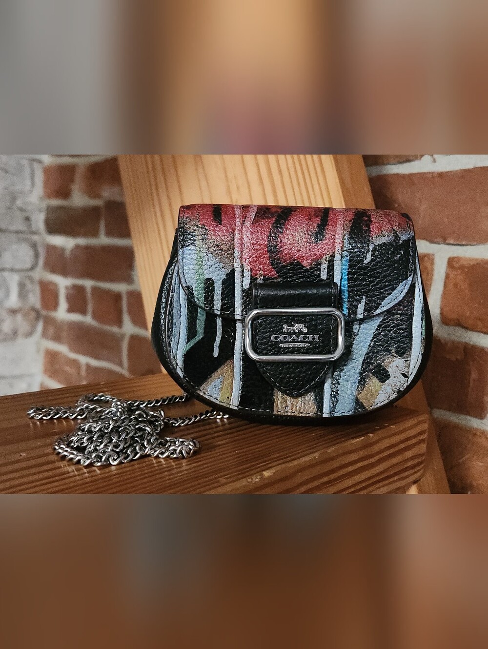 Coach x Mint + Serf Morgan Card Case On A Chain